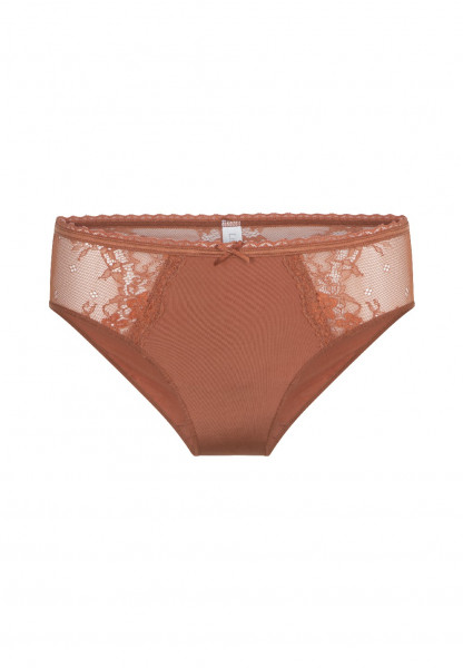 Daily Lace Slip leather brown